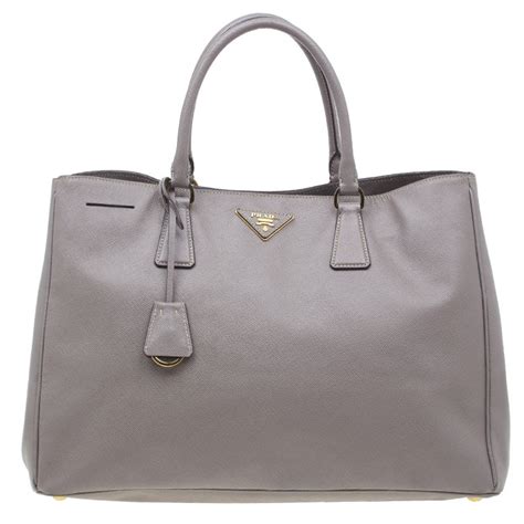 prada saffiano grey tote|prada saffiano lux tote small.